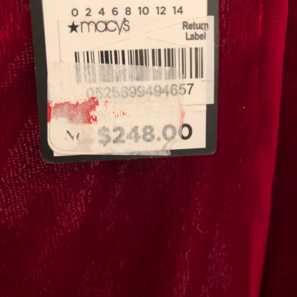 Bcbgmaxazria BCBG NWT red velvet dress - Picture 7 of 8